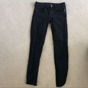 American Eagle black skinny jeans